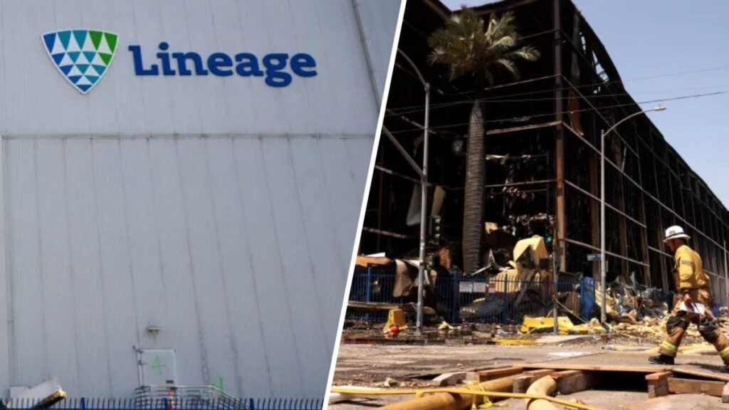Half of food waste trapped inside Boyle Heights warehouse cleared out, Lineage Logistics says Half of food waste trapped inside Boyle Heights warehouse cleared out, Lineage Logistics says