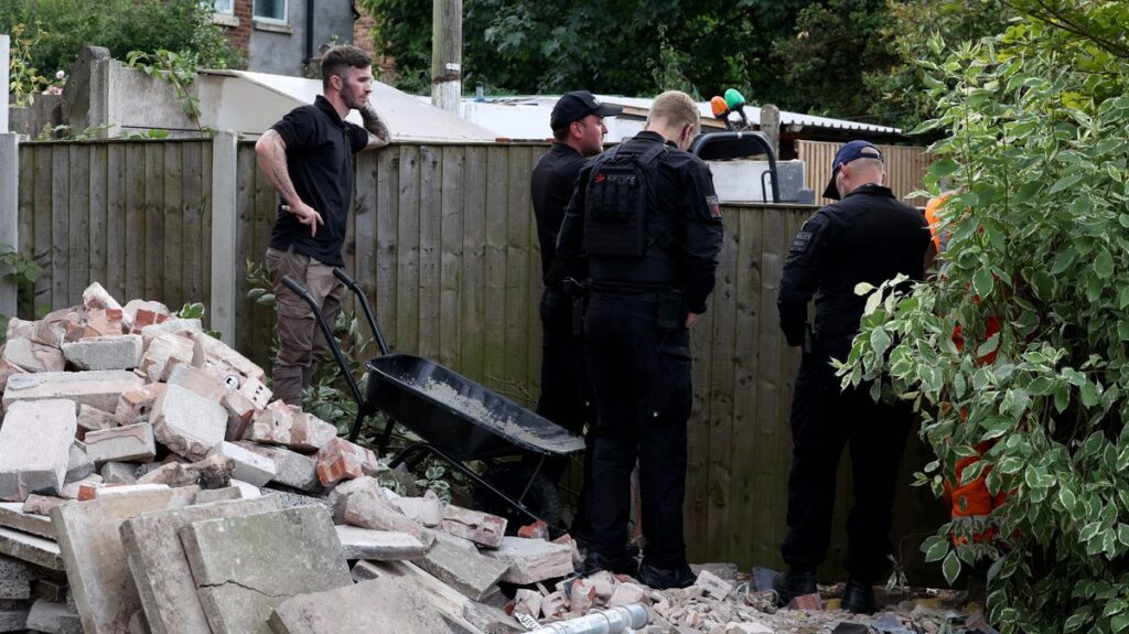Deadly stash uncovered after police dig up garden of home in major operation Deadly stash uncovered after police dig up garden of home in major operation