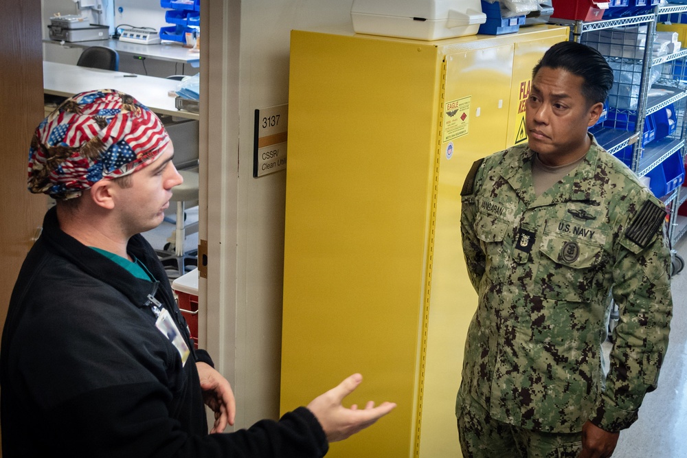 Defense Health Agency Senior Enlisted Leader visits Cherry Point Clinic Defense Health Agency Senior Enlisted Leader visits Cherry Point Clinic