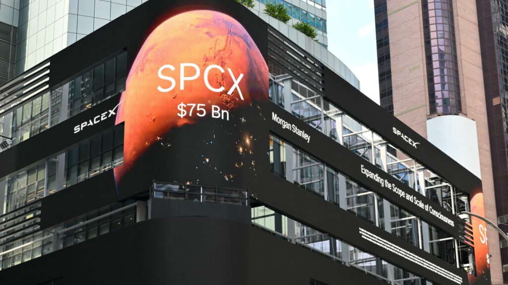 SpaceX stock closes below debut price at $148 in two-day slide after Nasdaq