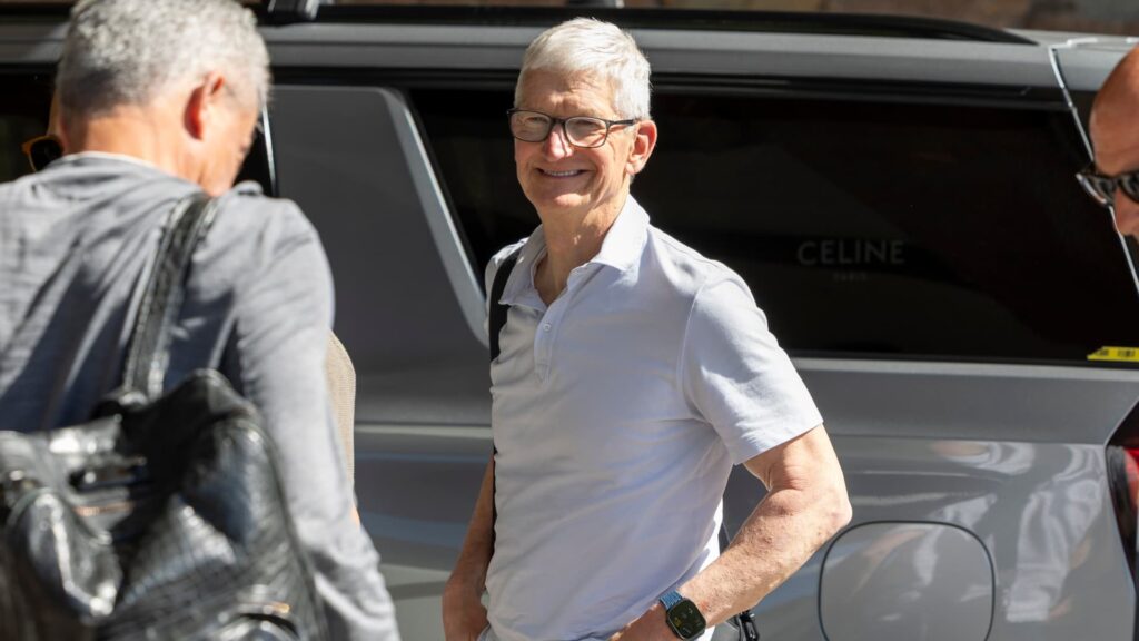 Tim Cook sees Apple’s hybrid AI strategy as a ‘competitive weapon’ Tim Cook sees Apple's hybrid AI strategy as a 'competitive weapon'