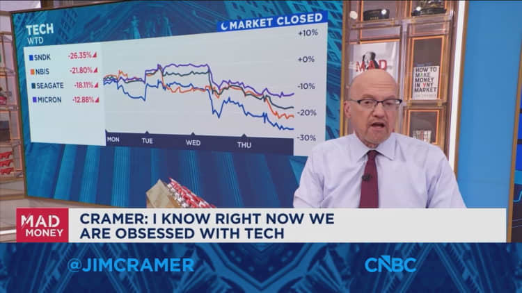 It's better to take advantage of companies like J&J and Wells Fargo for the long-term, says Jim Cramer