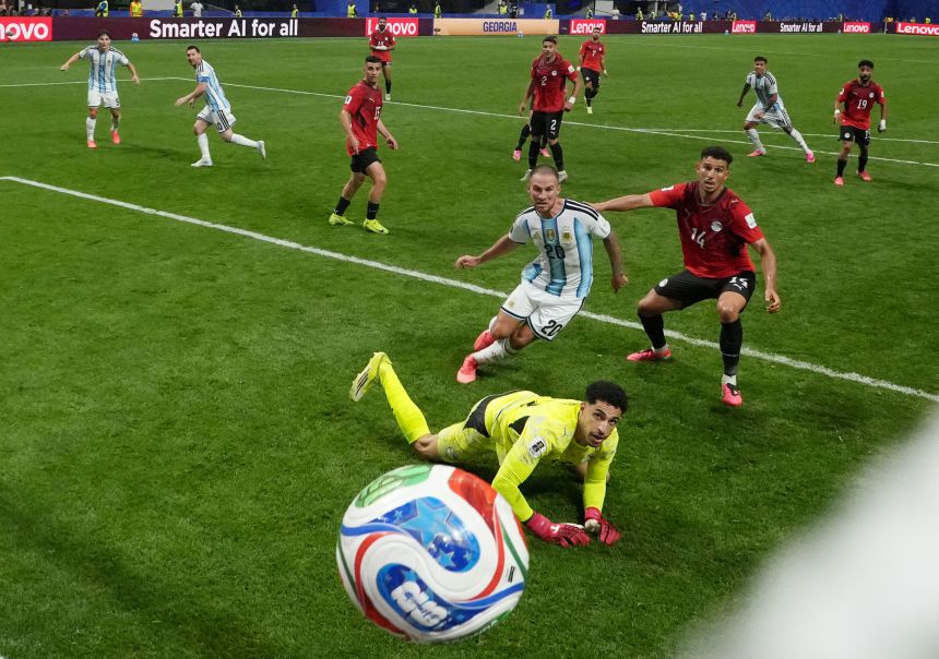 Messi’s goal equalized the tense encounter.