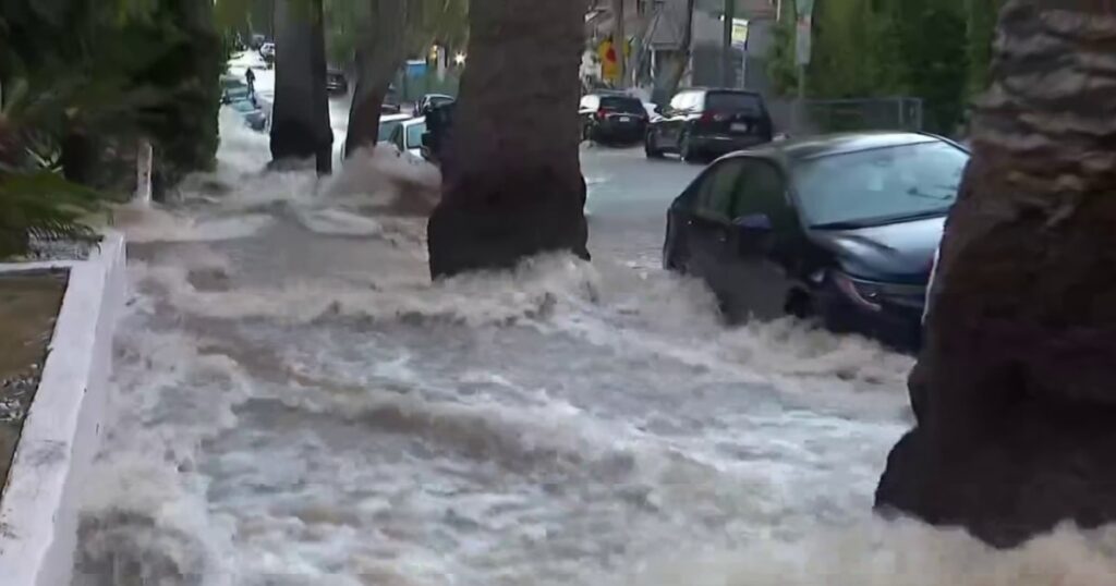 Dangerous waters sweep through West Hollywood 