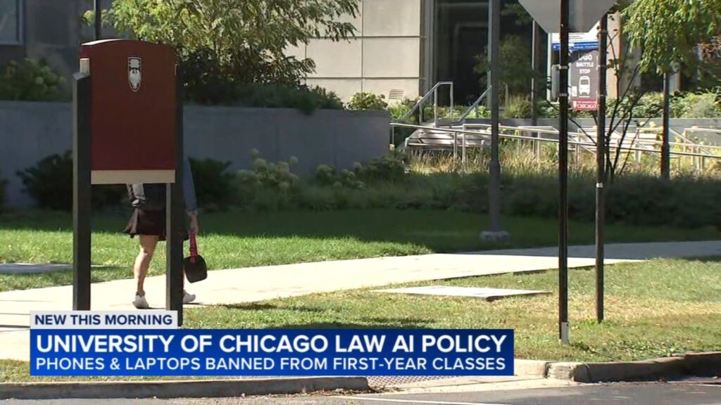 University of Chicago bans use of phones laptops for law students to curb AI use