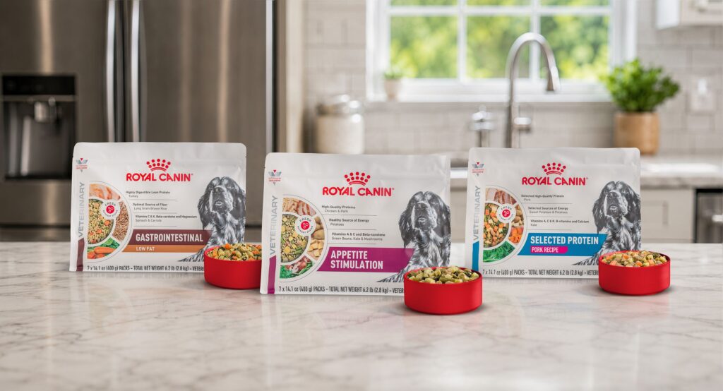 Royal Canin launches its first fresh therapeutic diet line for dogs, available only through veterinarians Royal Canin launches its first fresh therapeutic diet line for dogs, available only through veterinarians