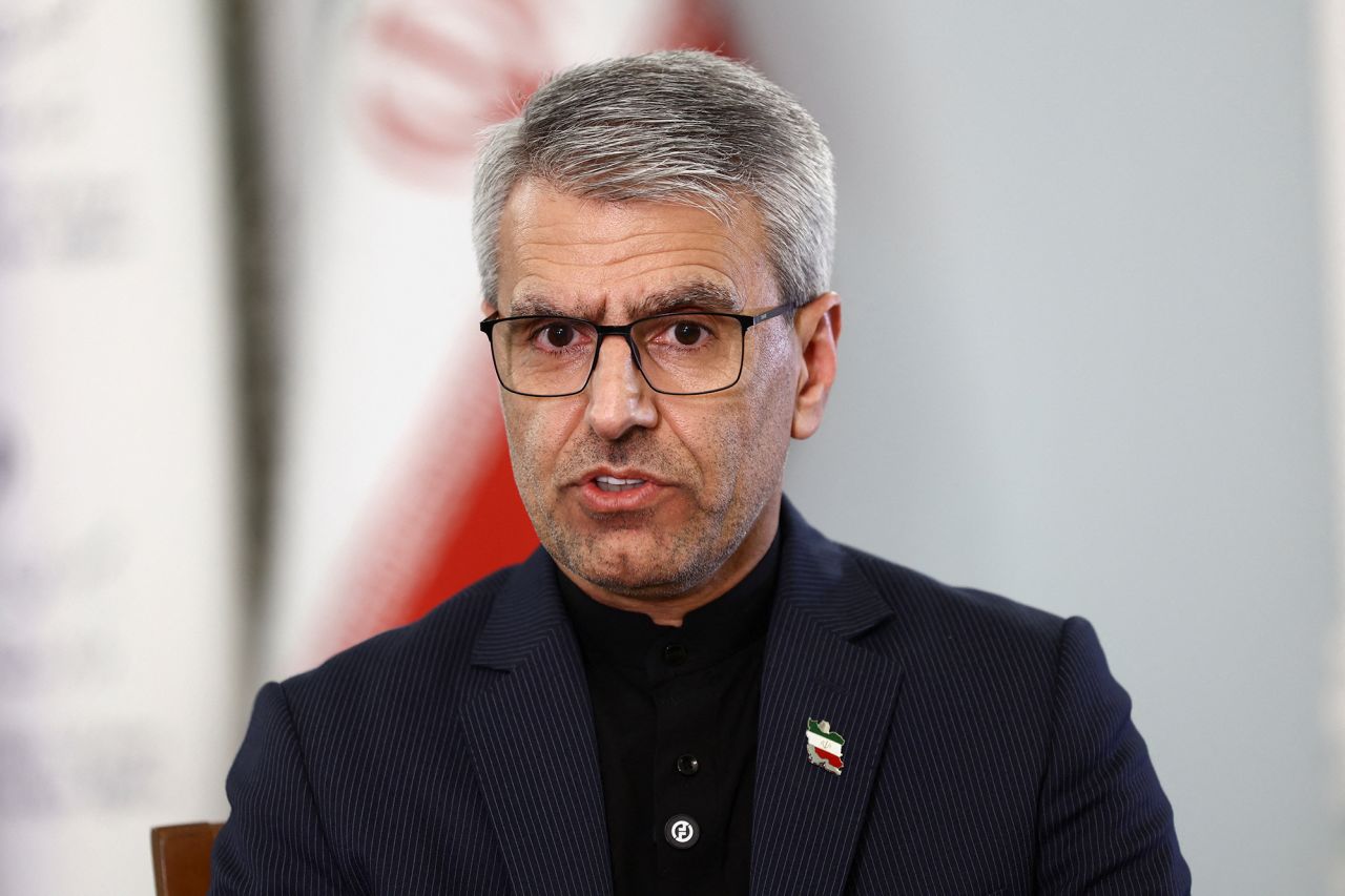 Iran's Foreign Ministry spokesman Esmaeil Baghaei speaks during an interview, amid the U.S.-Israeli conflict with Iran, in Tehran, Iran, April 5, 2026.