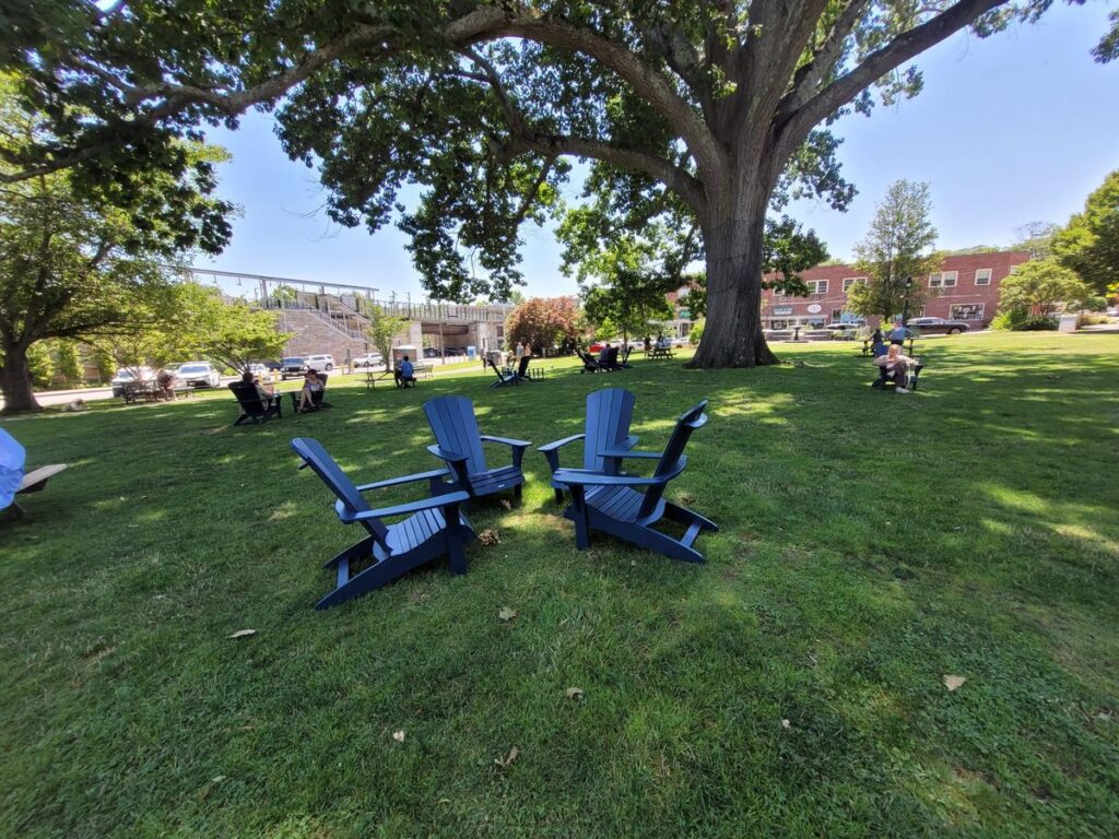 Winchester Home and Garden Club donates 16 Adirondack chairs to Town Common Winchester Home and Garden Club donates 16 Adirondack chairs to Town Common