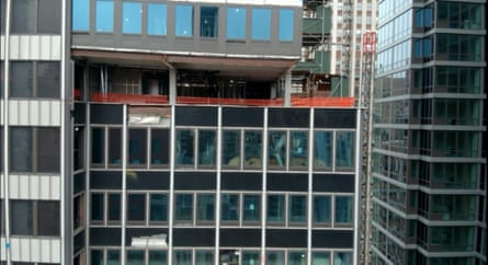 a pipe collapsed in a building