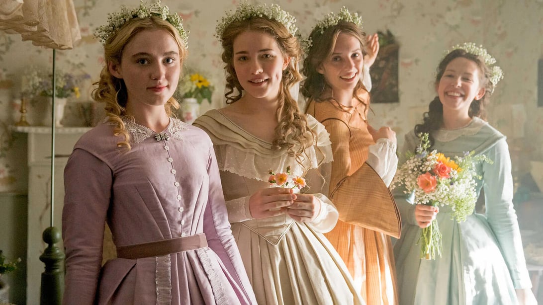 Kathryn Newton, Willa Fitzgerald, Maya Hawke, and Annes Elwy, Little Women