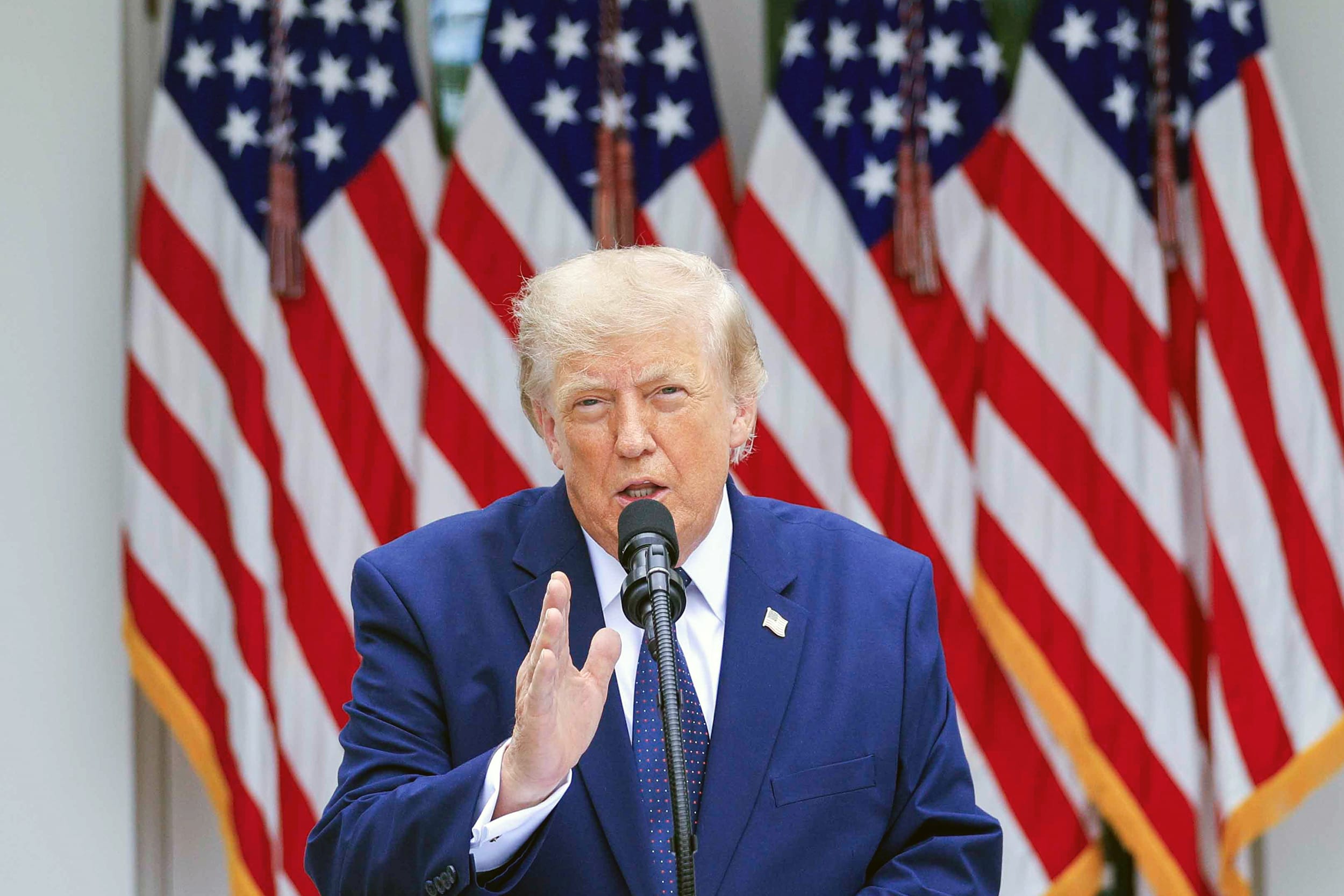 President Trump Hosts Rose Garden Lunch