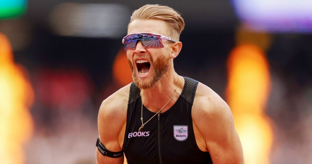 Josh Kerr of Britain breaks the men’s mile world record that stood since 1999 Josh Kerr of Britain breaks the men’s mile world record that stood since 1999