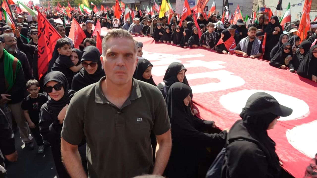 <p>Frederik Pleitgen reports from the funeral of Iran's former Supreme Leader Ayatollah Ali Khamenei as large numbers of supporters take to the streets.</p>