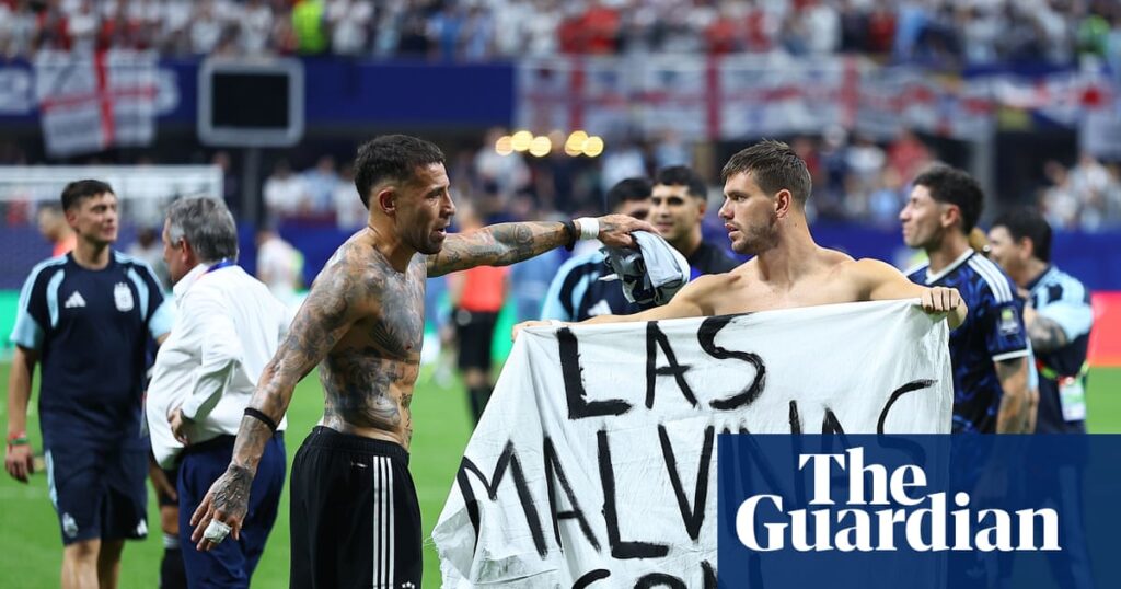 White House backs Argentina players over Falklands banner in World Cup semi White House backs Argentina players over Falklands banner in World Cup semi