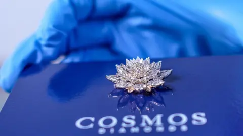 Skyroot Aerospace A lotus made of lab-grown diamonds