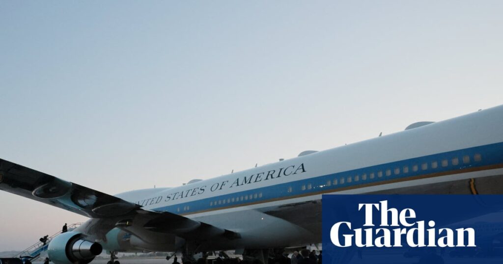 Trump switches back to flying on older Air Force One for England trip instead of new Qatari jet Trump switches back to flying on older Air Force One for England trip instead of new Qatari jet