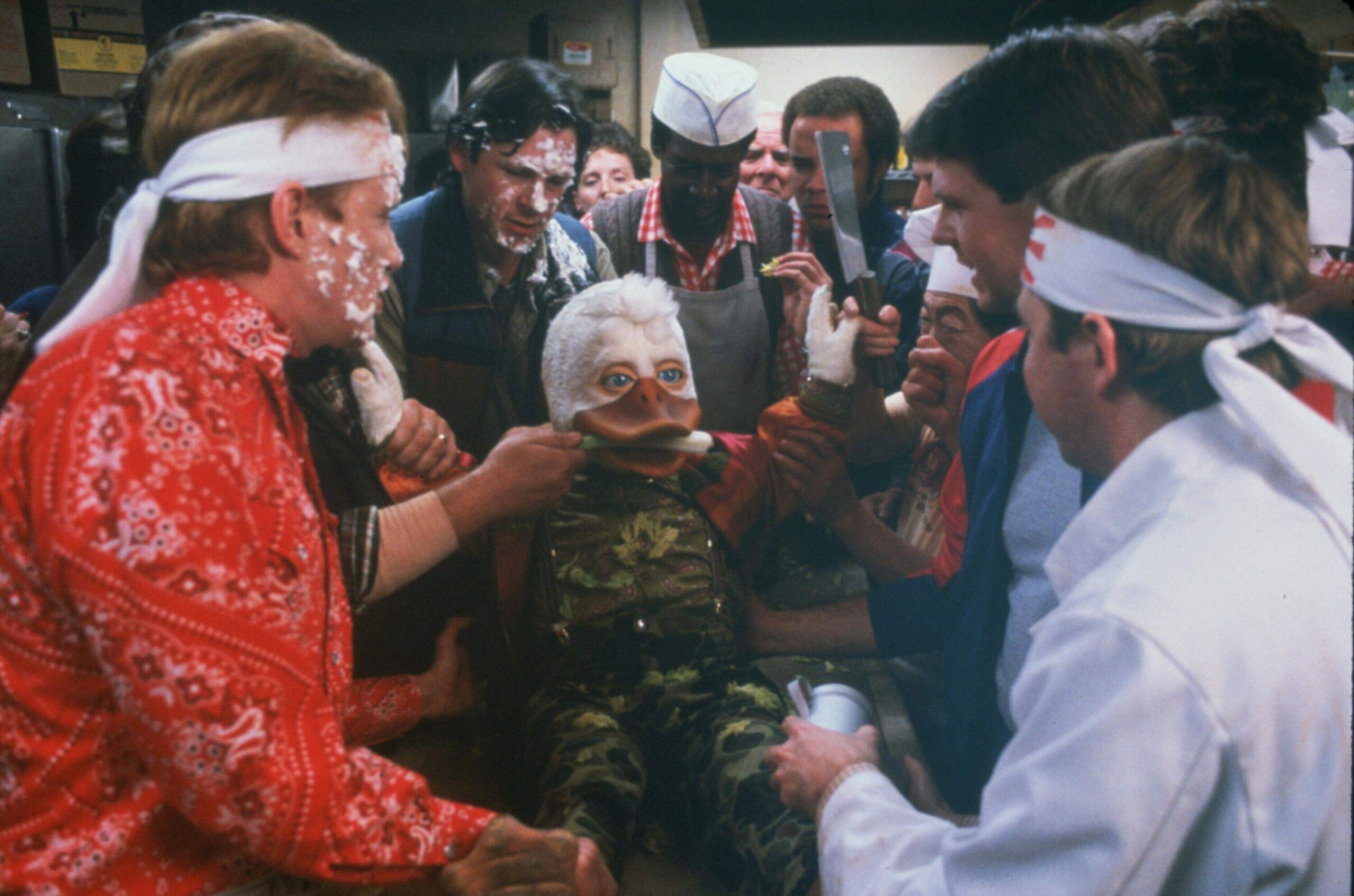 A still from George Lucas' 1986 film "Howard the Duck." (Courtesy Universal Studios)