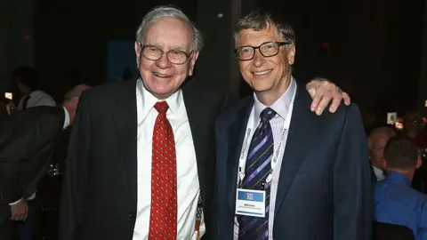 Getty Images Warren Buffett and Bill Gates attend the Forbes' 2015 Philanthropy Summit Awards Dinner on June 3, 2015 in New York City