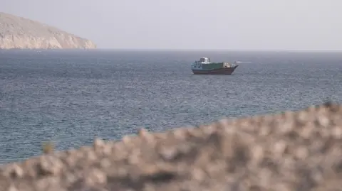 Reuters The Strait of Hormuz on Thursday