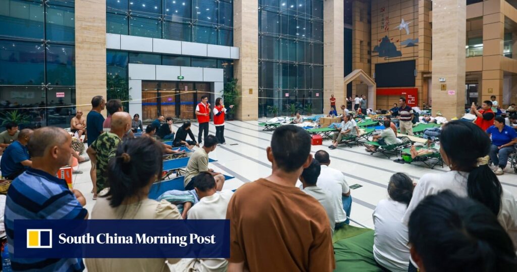 Typhoon Bavi: travel chaos in eastern China but alerts lowered further south