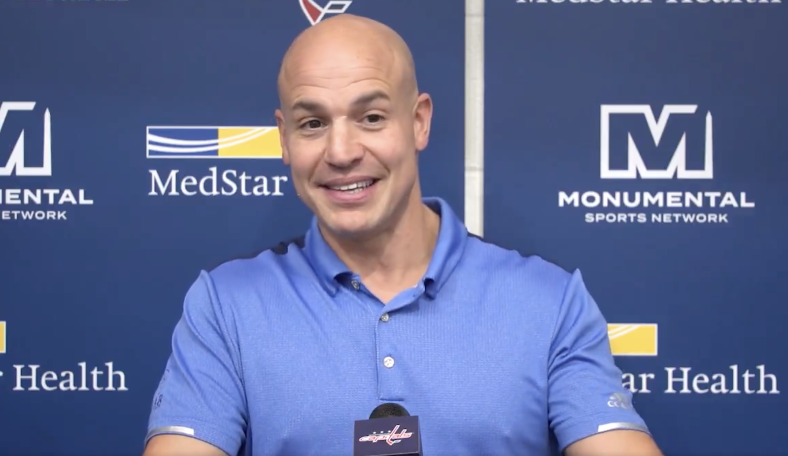 Washington Capitals coach Spencer Carbery touches on the team's offseason, new adds and how it helps the lineup.