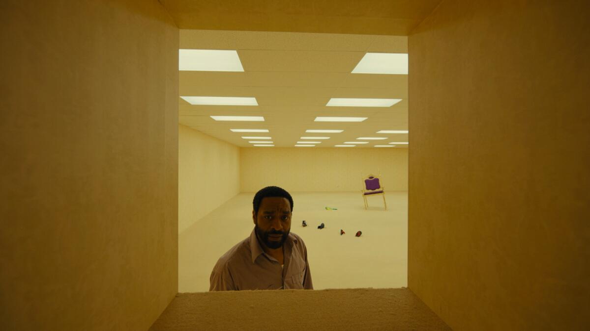 A still of leading actor Chiwetel Ejiofor in 'Backrooms'