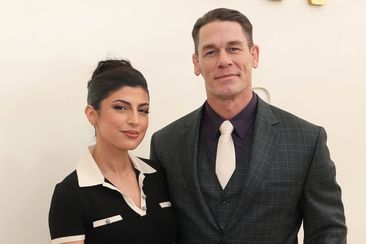 Shay Shariatzadeh and John CenaCredit: Stewart Cook/Getty