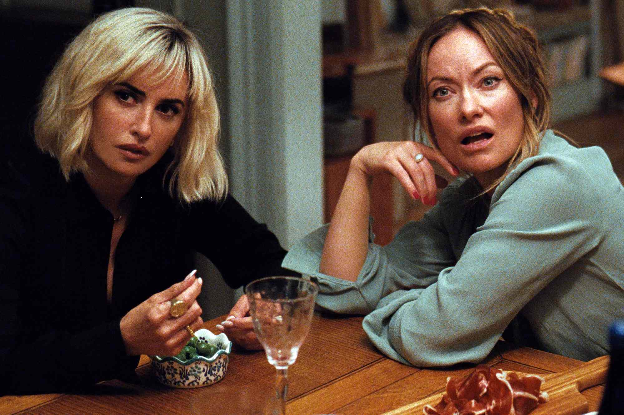 Penelope Cruz and Olivia Wilde in ‘The Invite’Credit: A24