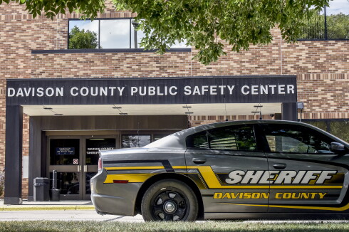 The Davison County Public Safety Center in Mitchell pictured in a file photo.