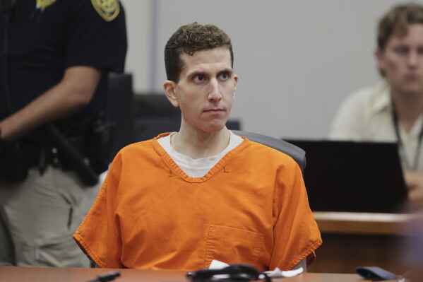 Bryan Kohberger appears at the Ada County Courthouse, for his sentencing hearing, Wednesday, July 23, 2025, in Boise, Idaho, for brutally stabbing four University of Idaho students to death nearly three years ago. (AP Photo/Kyle Green, Pool)