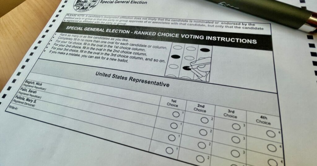 Group seeking to repeal Alaska’s ranked choice voting hit with campaign finance complaints