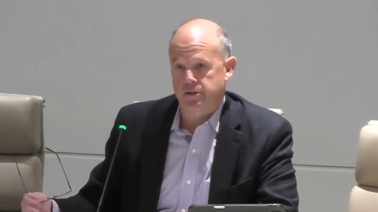 FASB chair Richard Jones during a board meeting