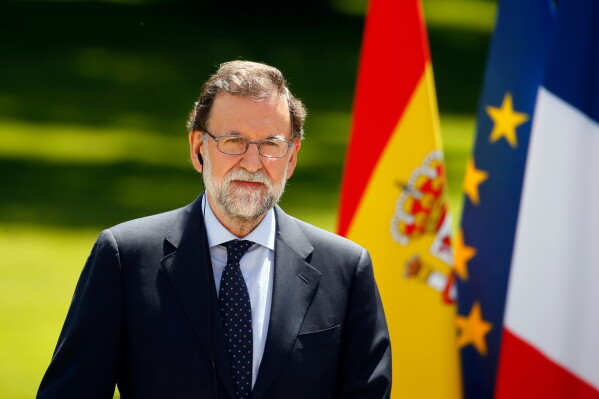 Spain's Prime Minister Mariano Rajoy attends a press conference at the Elysee Palace in Paris, France, Friday, June 16, 2017. (AP Photo/Francois Mori, File)