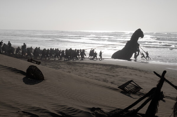 This image released by Universal Pictures shows a scene from "The Odyssey." (Melinda Sue Gordon/Universal Pictures via AP)