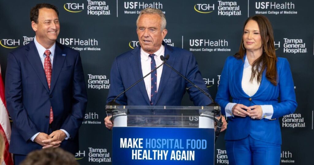 RJK Jr. lauds Tampa General Hospital for going healthy with patient meals RJK Jr. lauds Tampa General Hospital for going healthy with patient meals
