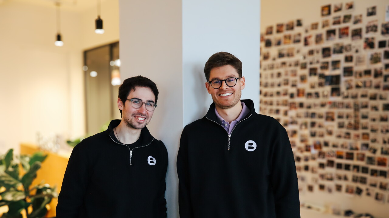 Basis co-founders Mitchell Troyanovsky and Matt Harpe (left to right)