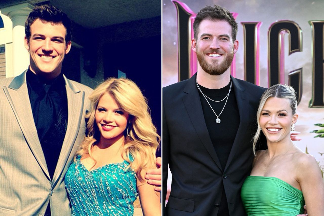 Witney Carson and Carson McAllister in 2012; Carson McAllister and Witney Carson on November 09, 2024 in Los Angeles, California.Credit: Witney Carson/Instagram; Axelle/Bauer-Griffin/FilmMagic
