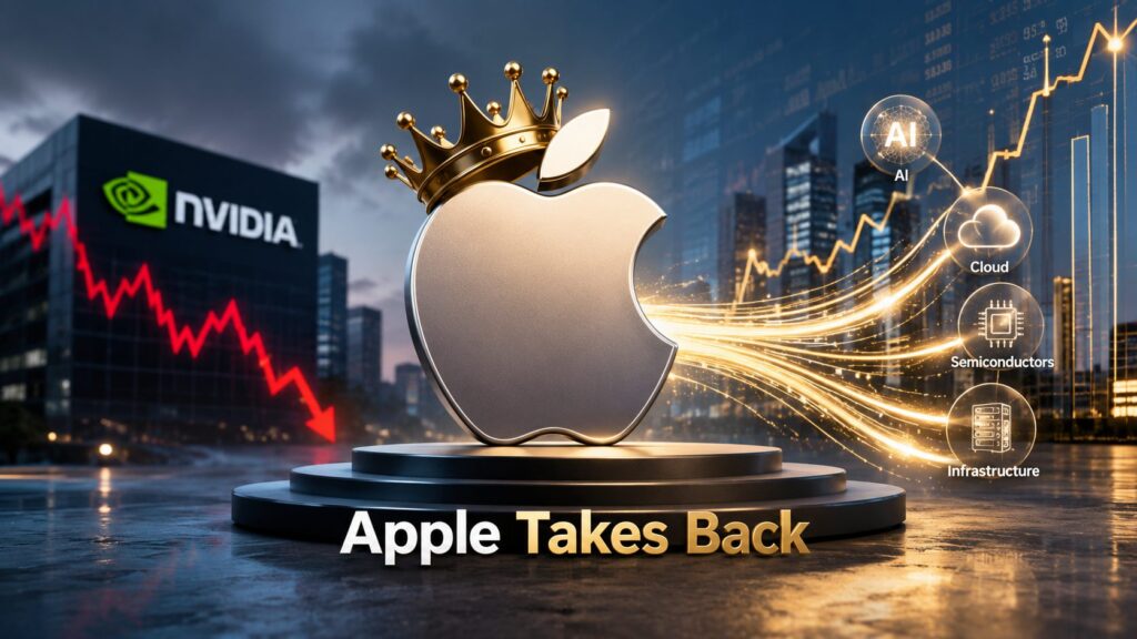 Apple Reclaims the Throne From Nvidia as World’s Most Valuable Company Apple Reclaims the Throne From Nvidia as World's Most Valuable Company