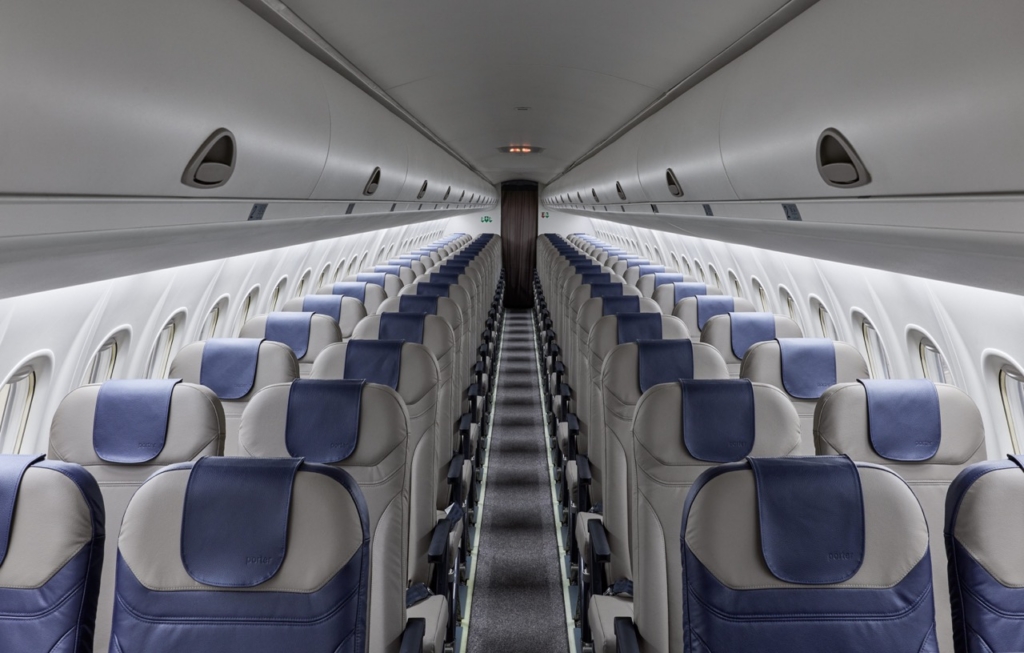 Porter Airlines Dash 8-400 cabin refresh