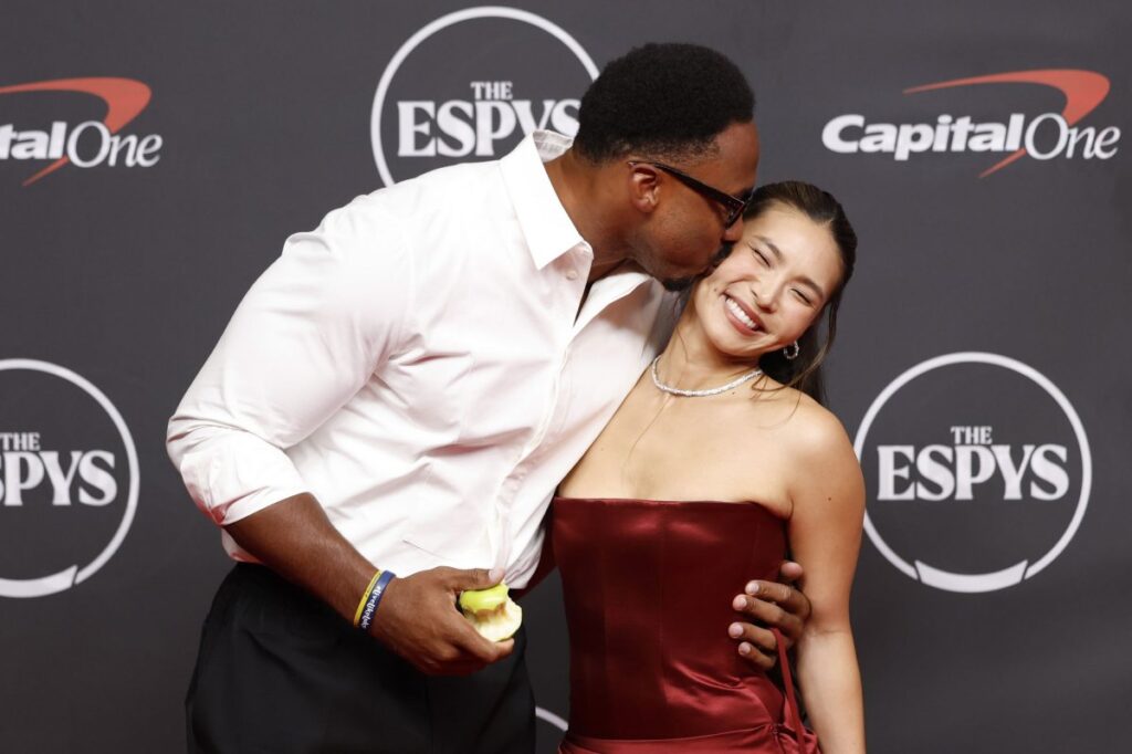 Look: Celebrity couples step out at the 2026 ESPY Awards Look: Celebrity couples step out at the 2026 ESPY Awards