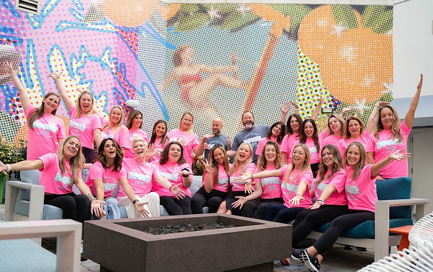 Fly Dance Fitness franchisees at a franchise summit in Sarasota last year.