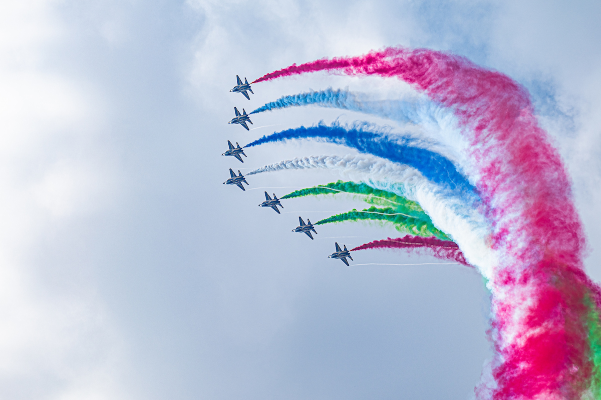 Farnborough international Airshow 2026 friday flying display