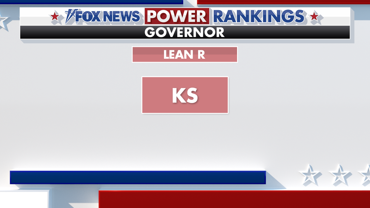 Fox News Power Rankings Governor Forecast.