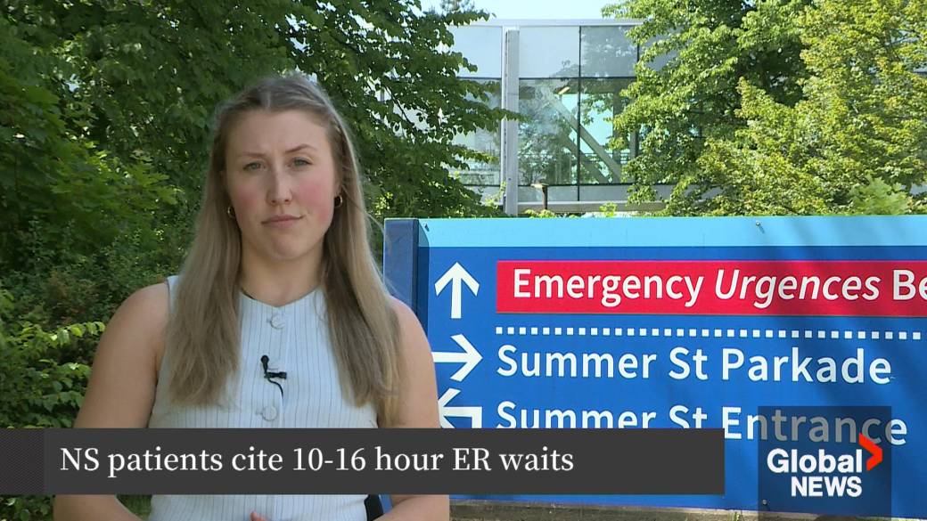 Click to play video: 'Upwards of 12-hour waits for ER departments in Nova Scotia'