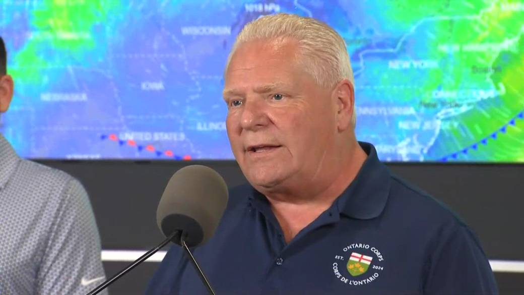 Click to play video: 'Ford hits back at Trump over wildfire smoke, says removing lumber tariffs “might make a difference”'
