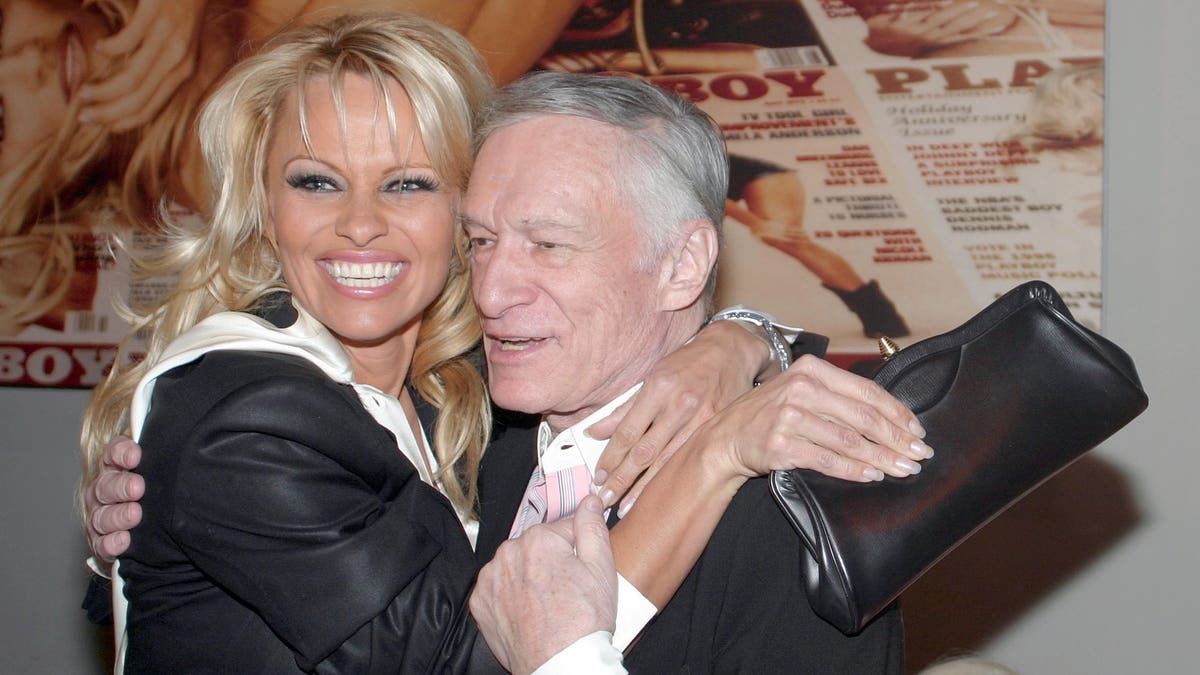 Pamela Anderson and Hugh Hefner