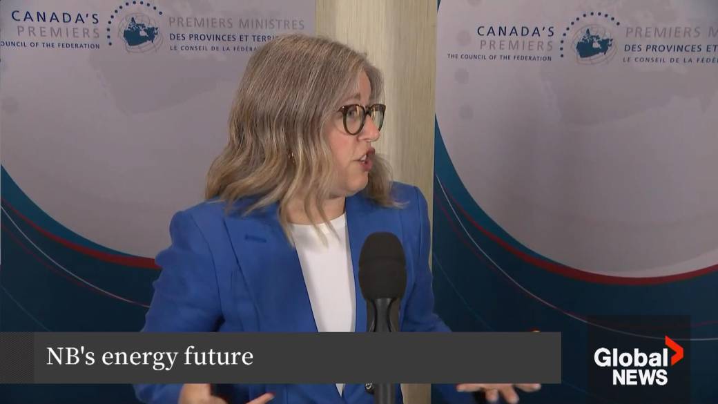 Click to play video: 'Susan Holt sells province as energy powerhouse at premiers’ meeting'