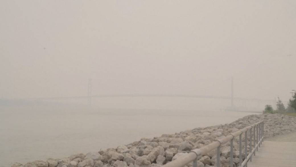 Click to play video: 'Michigan congressman criticizes Canada over cross-border wildfire smoke'