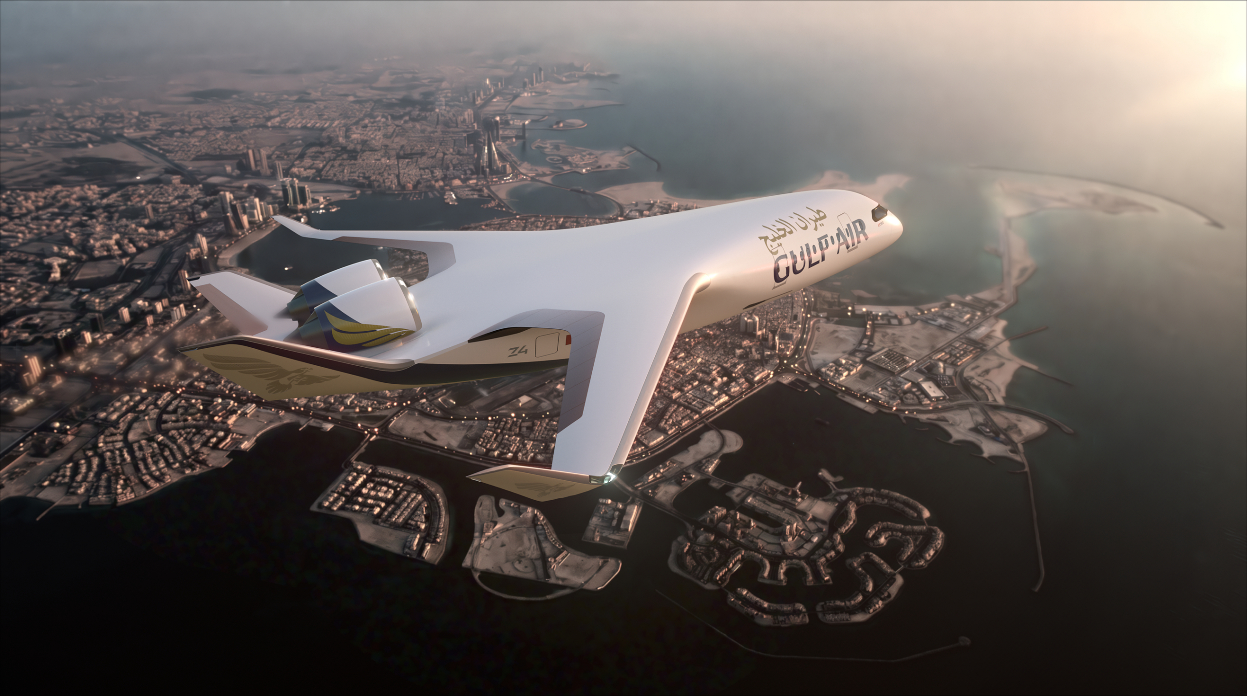 JeZero Z4 in Gulf Air Livery