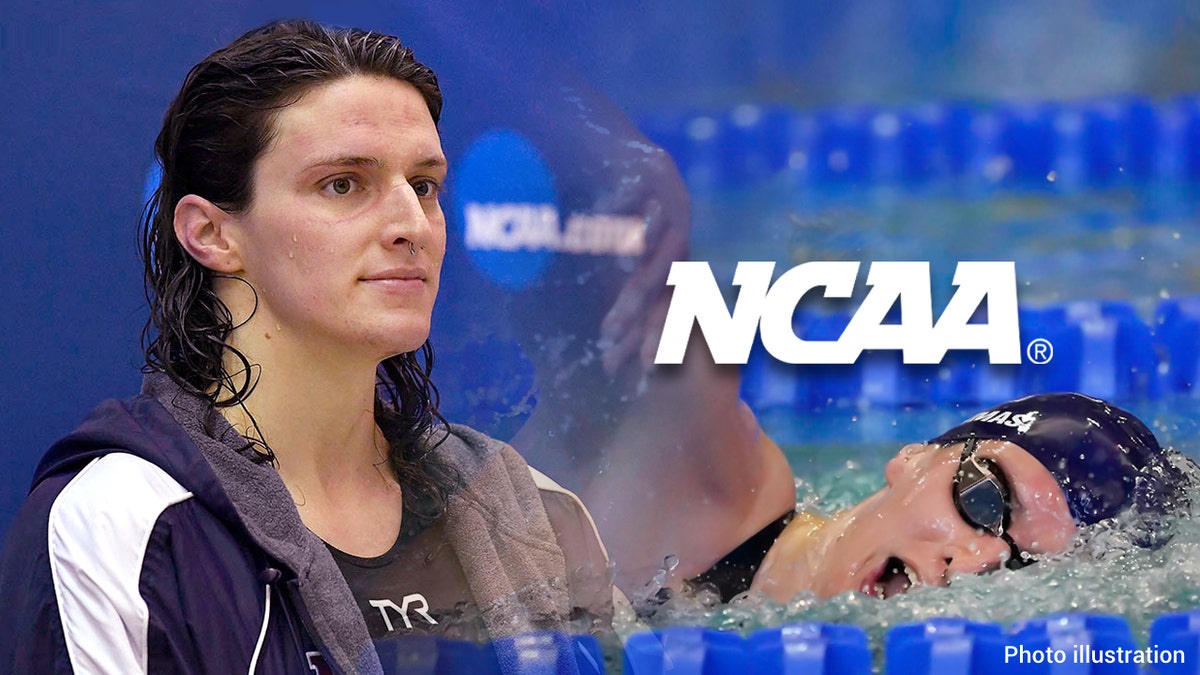 University of Pennsylvania transgender athlete Lia Thomas swims in a preliminary heat for the 500 meter freestyle at the NCAA Swimming and Diving Championships Thursday, March 17, 2022, at Georgia Tech in Atlanta.